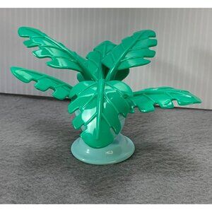 Fisher Price Loving Family Dollhouse Toy Plant 1996 Green Plastic Potted Plant
